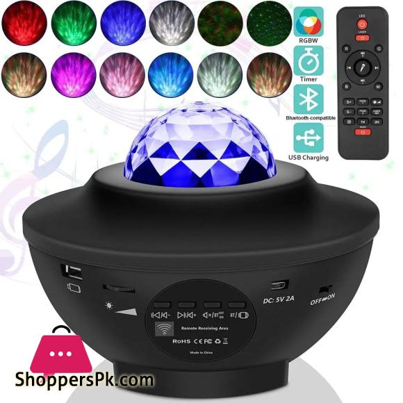 Galaxy Projector Stars & Nebula Remote Control with Speaker