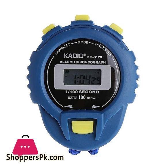 Handheld Digital LCD Sports Stopwatch Chronograph Counter Timer with Strap
