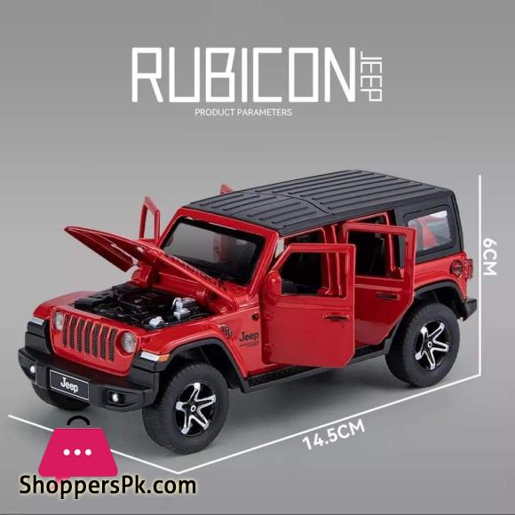 Jeep Wrangler Scale 1:32 Metal Model
