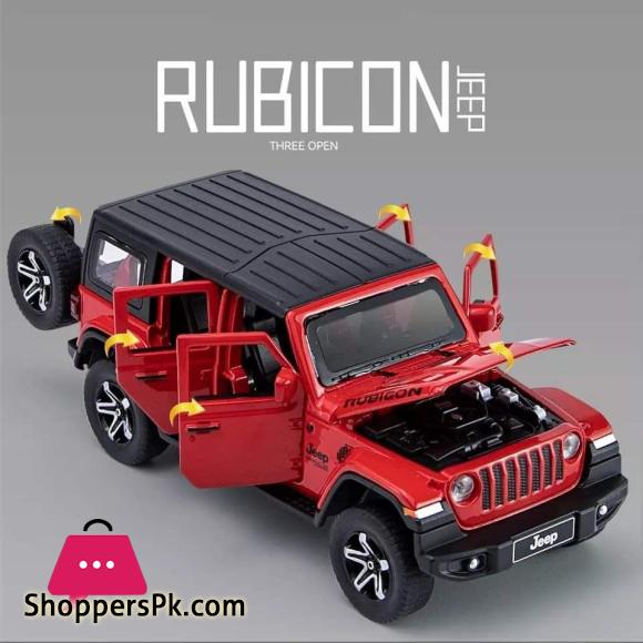 Jeep Wrangler Scale 1:32 Metal Model