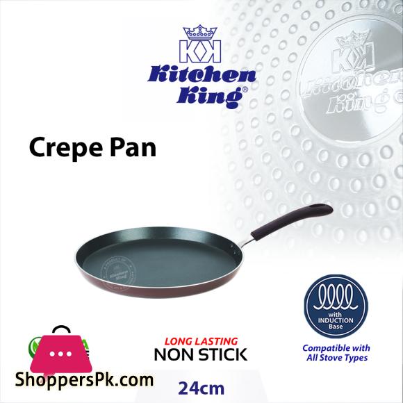 Kitchen King Crepe Pan Induction Safe – 24cm