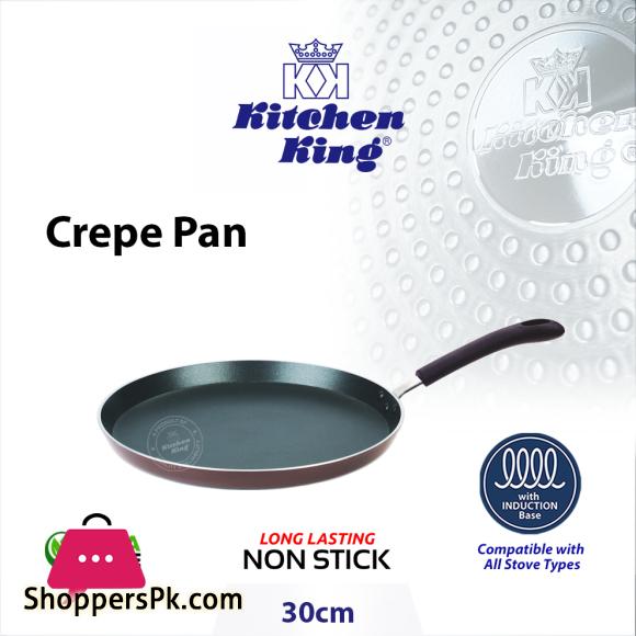 Kitchen King Crepe Pan Induction Safe – 30cm