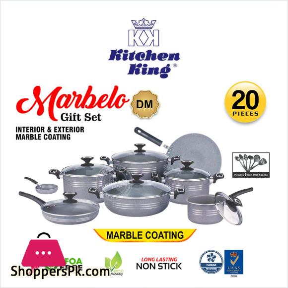 Kitchen King Marbelo Gift Set – 20 Pieces