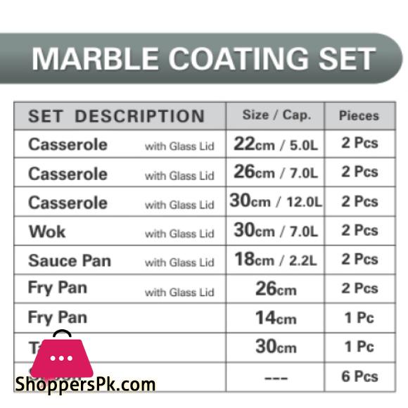 Kitchen King Marbelo Gift Set – 20 Pieces