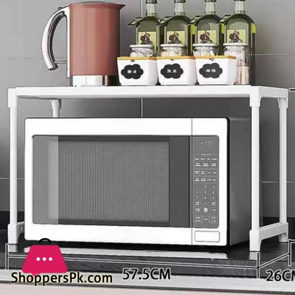 Multifunctional Kitchen Storage Rack Black
