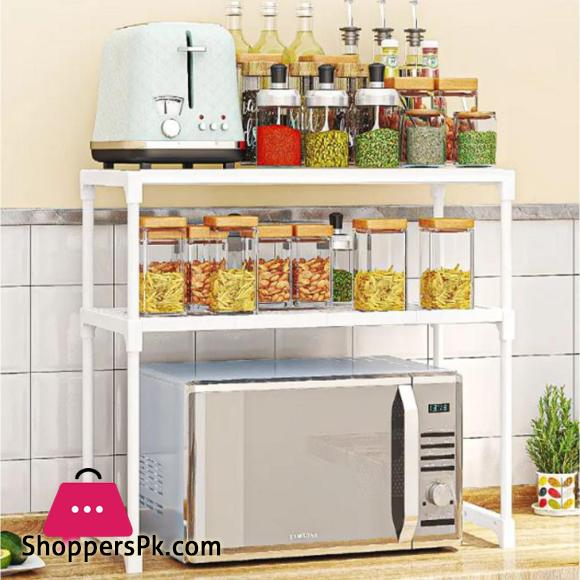 Multifunctional Kitchen Storage Rack Black
