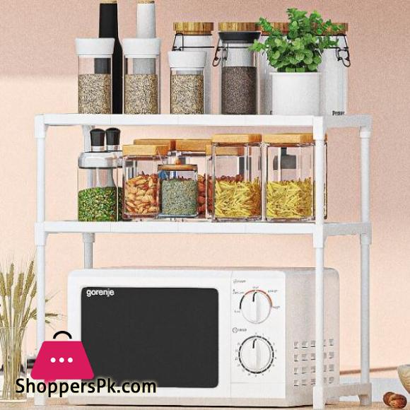 Multifunctional Kitchen Storage Rack Black