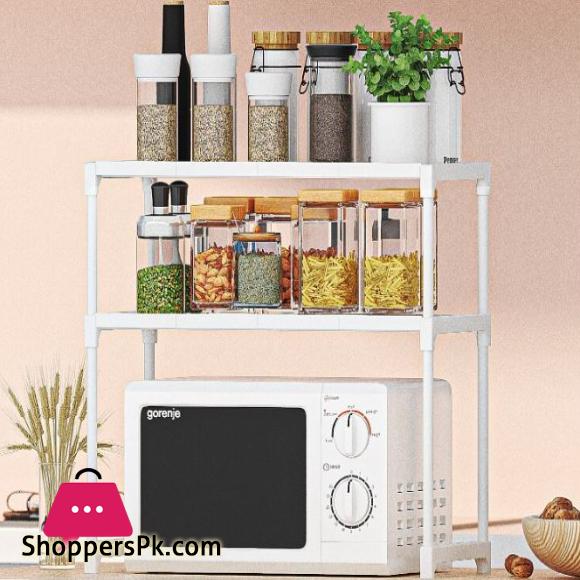 Multifunctional Kitchen Storage Rack Black
