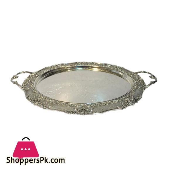 Orchid Pewter Metal Serving Tray