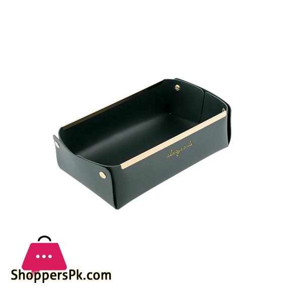 Organizer Basket Space-saving Decorative Vanity Cosmetic Organizer Tray Large 1-Pcs