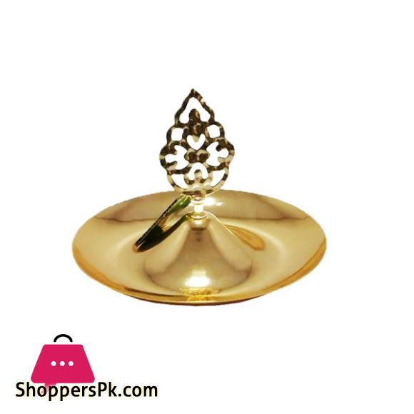 QUEEN Gold Round Cookie Holder