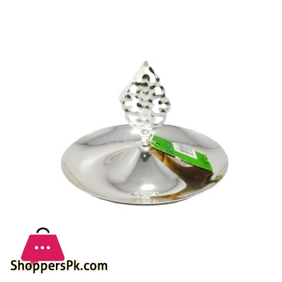 QUEEN Silver Round Cookie Holder
