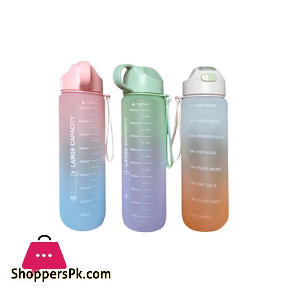 Sports Water Bottle with Handle 1Liter
