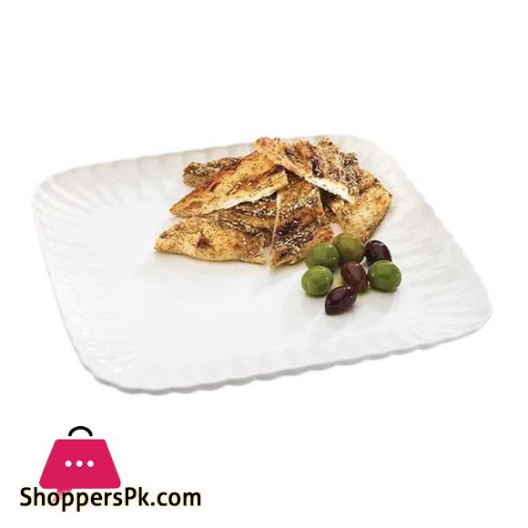 Symphony Alfresco Groove Square Serving Plate 30cm