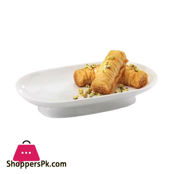 Symphony Alfresco Oval Footed Platter 22cm