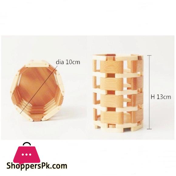 Wooden Spoon Chopsticks Bar B.q Sticks Storage Rack Organizer