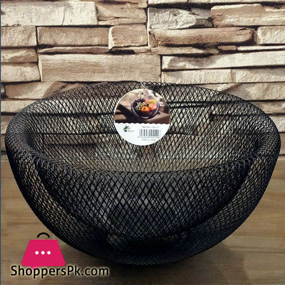 Art Iron Handle Fruit Basket for Storage and Display, Nordic Style Home Decor