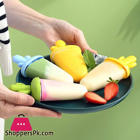 DIY Ice Cream Popsicle Mold Homemade Ice Box with Plastic Stick Ice Cube Tray Kitchen Gadgets