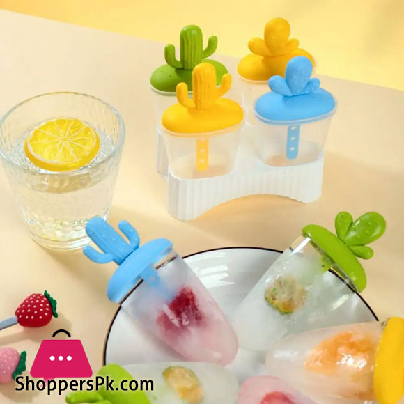 DIY Ice Cream Popsicle Mold Homemade Ice Box with Plastic Stick Ice Cube Tray Kitchen Gadgets