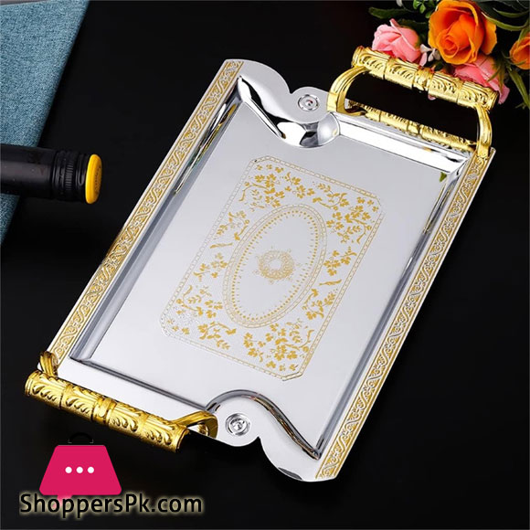 Fancy Serving Tray Set 3 Pcs Set