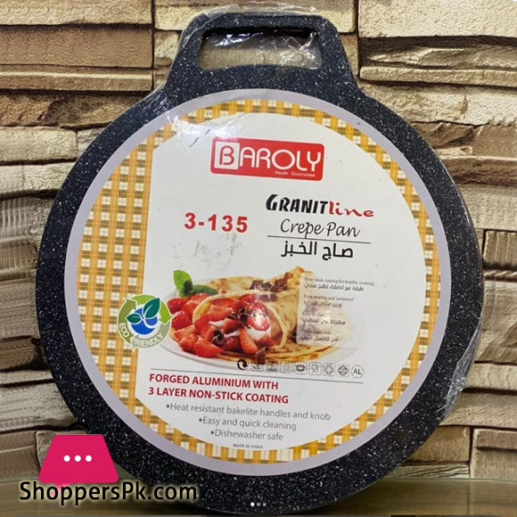 Granite Crepe Pan For Daily Use Size 35cm Material-Granite Coating