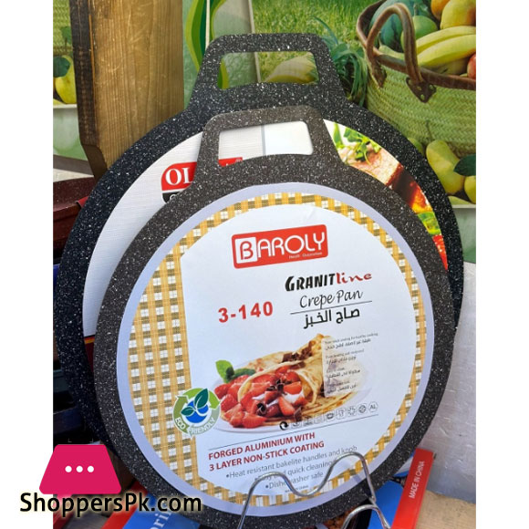 Granite Crepe Pan For Daily Use Size 35cm Material-Granite Coating