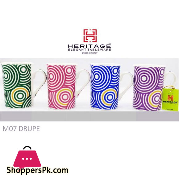 HERITAGE MUG DRUPE 6 PC Set