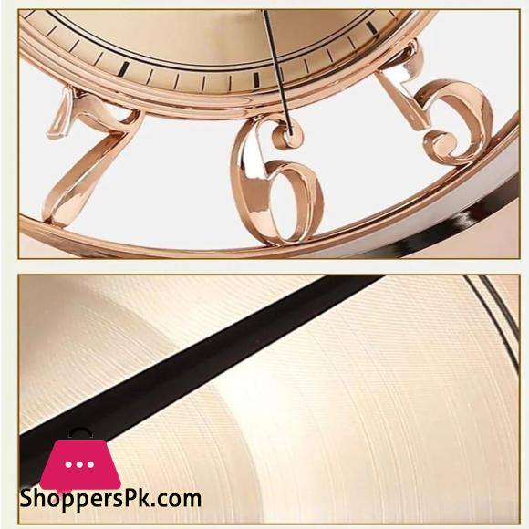 imported golden new design drassperent wall hanging clock delicate design best quality product plastic metarial