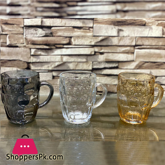 Large Size Beer Mug Glass Mugs for Milk Shakes and Juices 1-Pcs