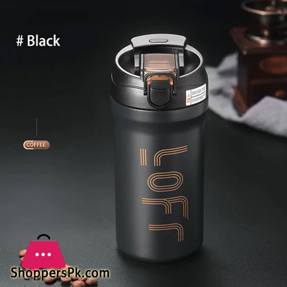 LOFT Free Stainless Steel Vacuum Ceramic Double Drinking Cup 600ml