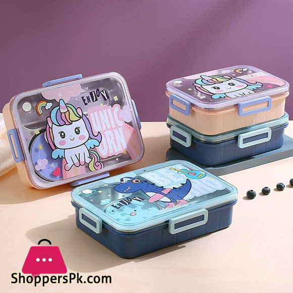 LUNCH BOX 4 STAINLESS STEEL 304 900ML (2534)