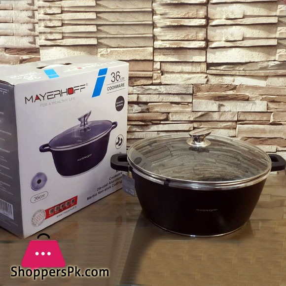 MAYERHOFF Granite Coating Stylish Cooking Pot 36cm