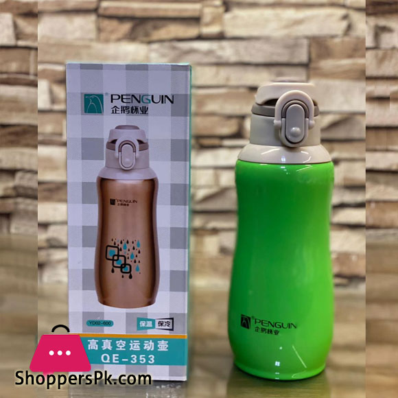 Penguin Vaccum Thermos Water Bottle 600 ML