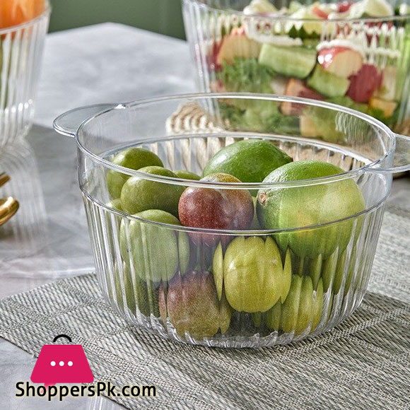 Plastic Salad Bowl Dessert Fruit Bowl Salad Bowl Set Hight quality Kontena Japanese PET Plastic Salad Bowl Salad Bowl Set