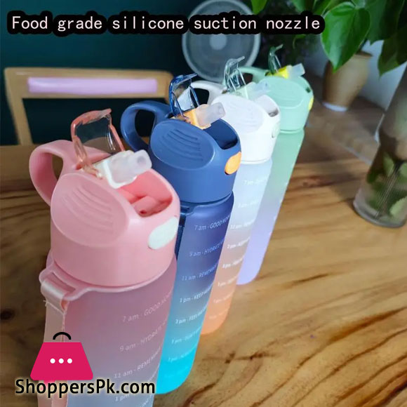Sports Water Bottle with Handle 1Liter