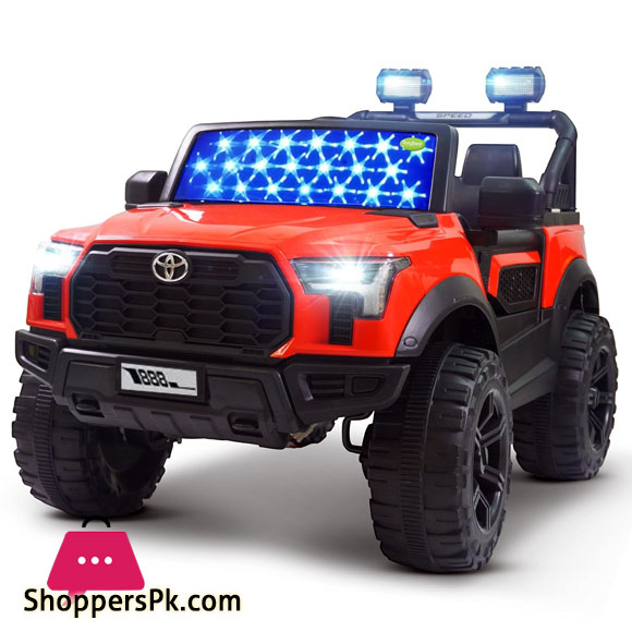 Toyota HILEX 4 x 4 Rechargeable Battery Operated Jeep for Kid Painted Jeep - 1 - 8years