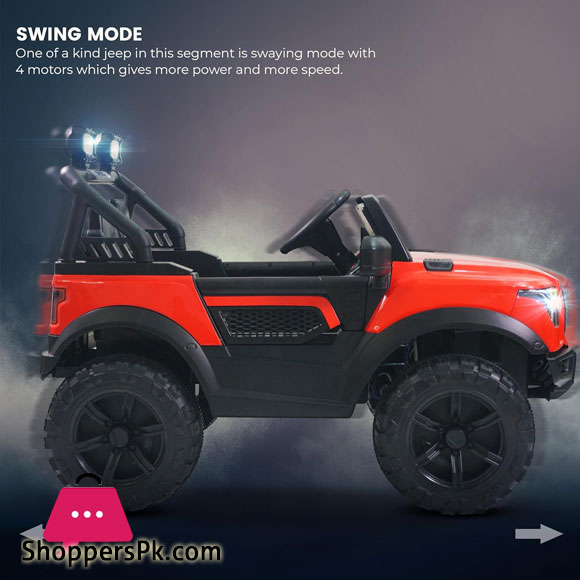Toyota HILEX 4 x 4 Rechargeable Battery Operated Jeep for Kid Painted Jeep - 1 - 8years