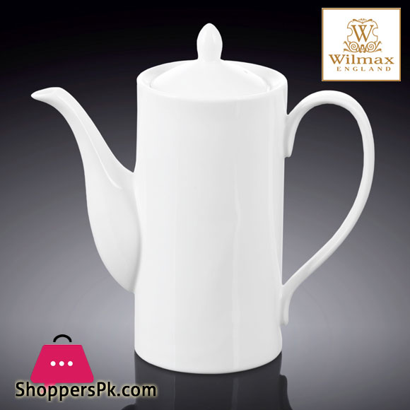 Wilmax Fine Porcelain Coffee Pot 22 Oz 650 Ml