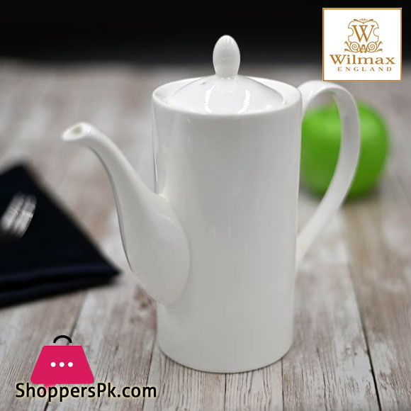 Wilmax Fine Porcelain Coffee Pot 22 Oz 650 Ml