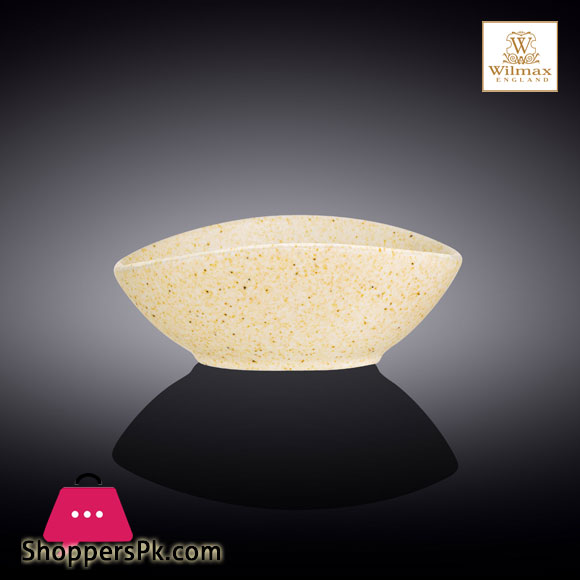 Wilmax SandStone OVAL BOWL 11.75 X 7.75 X 2.75 Inch 30 X 19.5 X7 CM