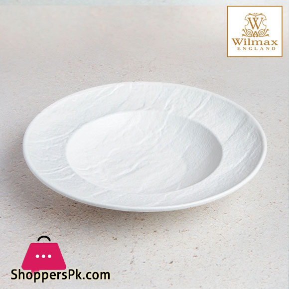Wilmax Slate Stone Deep Plate 10 Inch 25.5 CM - 12 FL OZ - 350 ML