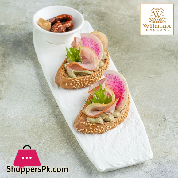 Wilmax Slate Stone Serving Dish 16.5 X 5 Inch - 42 X 13 CM