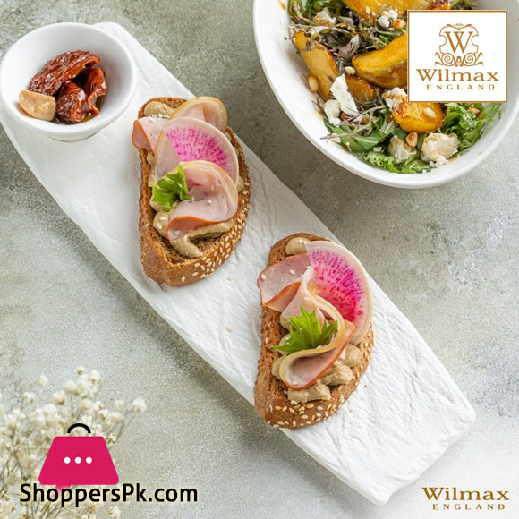 Wilmax Slate Stone Serving Dish 16.5 X 5 Inch - 42 X 13 CM