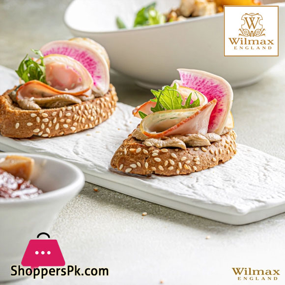 Wilmax Slate Stone Serving Dish 16.5 X 5 Inch - 42 X 13 CM