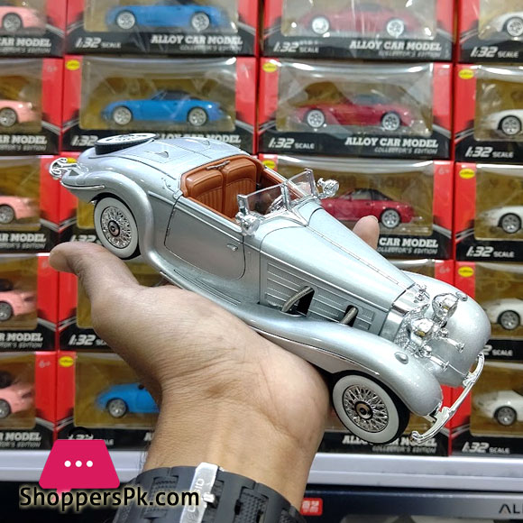 1:24 Mercedes-Benz 500K Classic Car Diecast Vintage Retro Classic Alloy Car Model