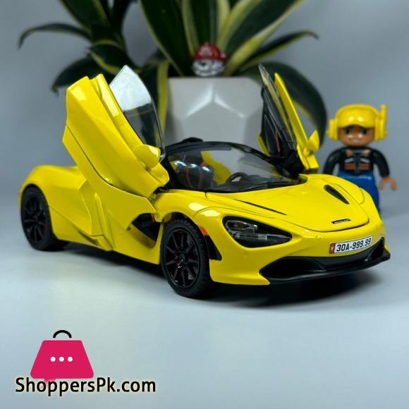 1:24 McLaren 720S Diecast Alloy Model Car Lights Sound Pull Back