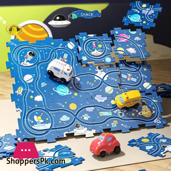 25PCS DIY Assembling Electric Race Track Car