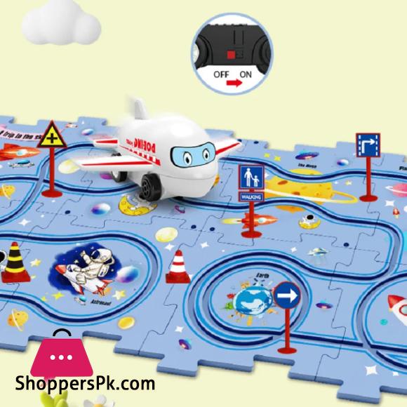 25PCS DIY Assembling Electric Race Track Car