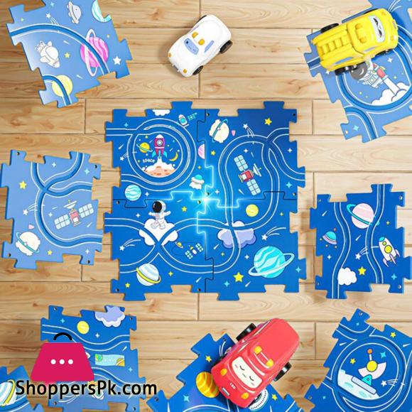 25PCS DIY Assembling Electric Race Track Car