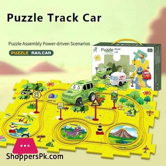 25PCS DIY Assembling Electric Race Track Car